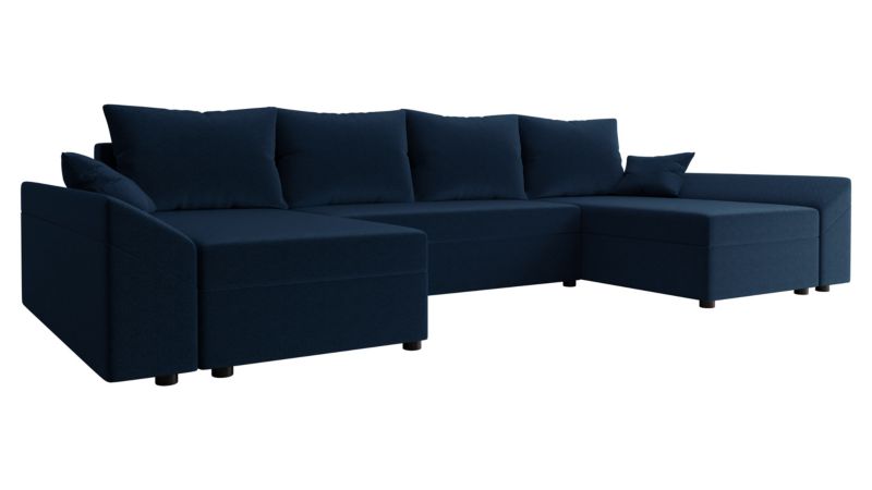 Narożnik z funkcją spania MIRJAN 24 Dante U Lux ciemny szafir 1 szt.