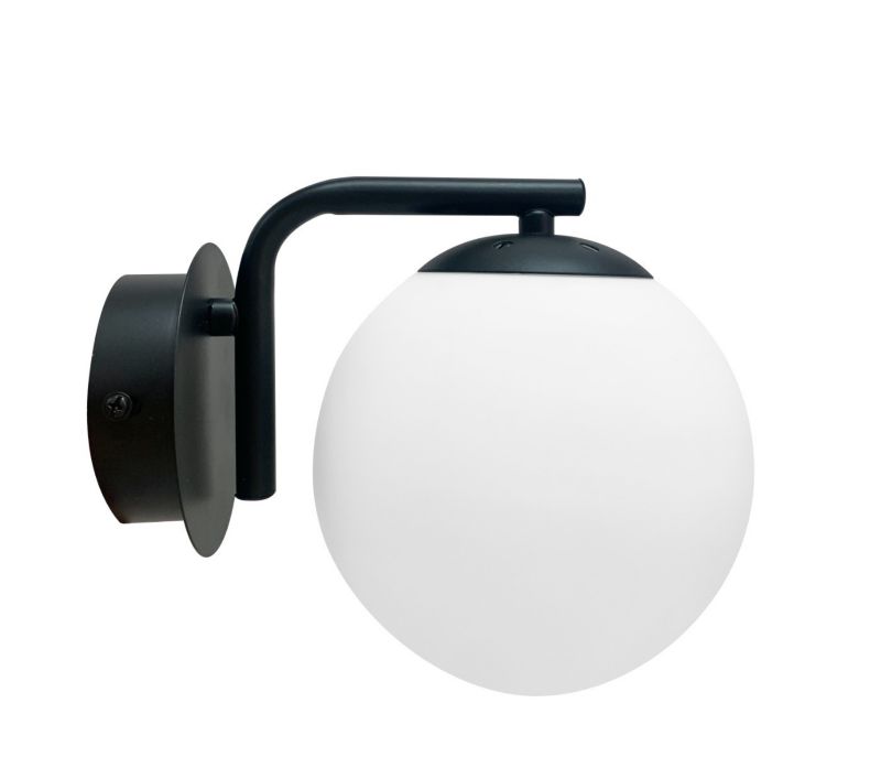 Kinkiet ścienny Candellux Amadeo czarno-biały 1 x E14 x 40W IP20 wym: 16,5 x 21 x 14,5 cm - 1 szt.