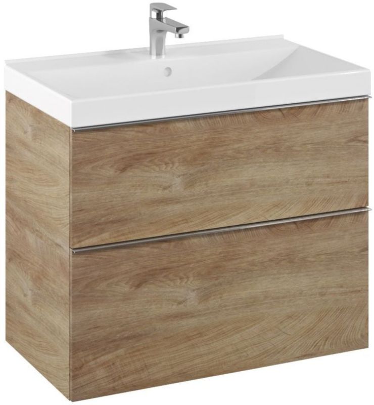 Szafka podumywalkowa Elita Look dąb 80x44,9x63,5 cm soft-close metalowe boki 1 szt.