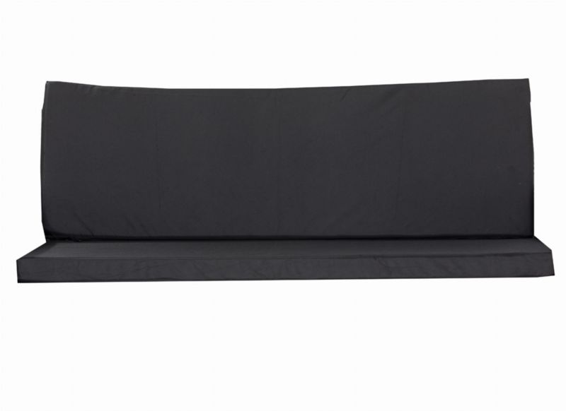 Poduszka ogrodowa na huśtawkę, Setgarden, 110x50x50cm, czarna poduszka ogrdowa na ławkę zdejmowany pokrowiec, 1szt