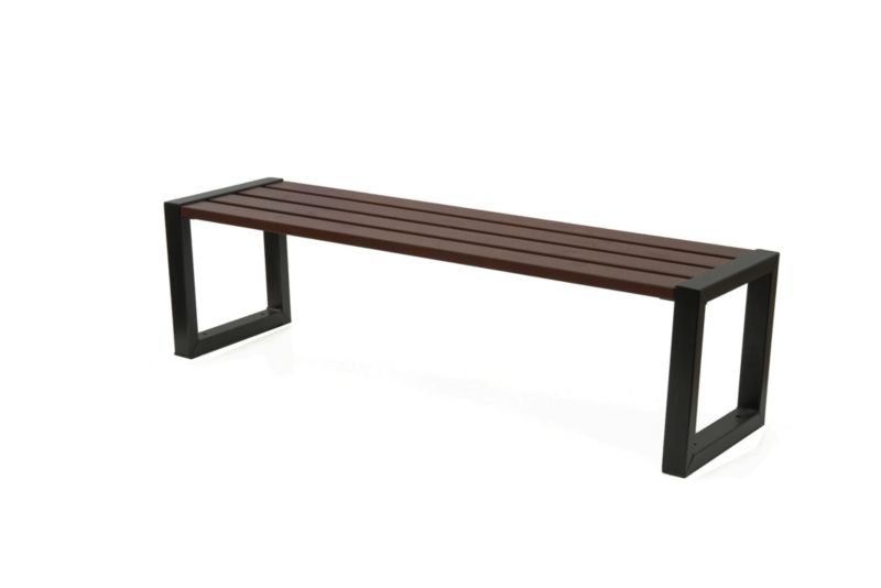 Ławka loftowa ogrodowa Baster stalowa 02005 palisander 162cm palisander 1 szt.