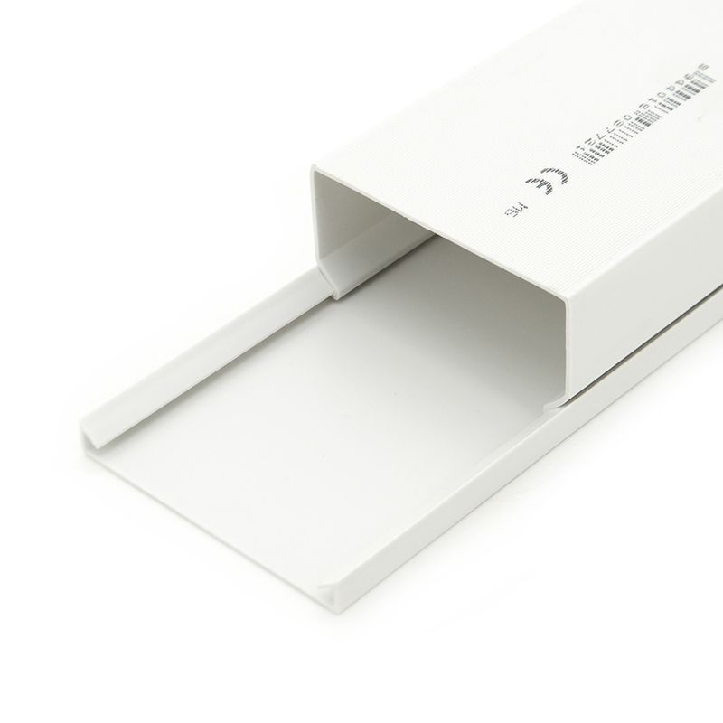 Korytko kablowe CanaLux CNL-C-80040-18, kanał elektroinstalacyjny 80x40mm z pokrywą 36 mb, białe, 18 szt.