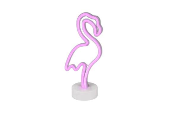 Lampa stołowa RL Flamingo biało-różowa LED 1.8W 10lm IP20 wym: 32.5 x 15 x 10 cm tworzywo sztuczne - 1 szt.