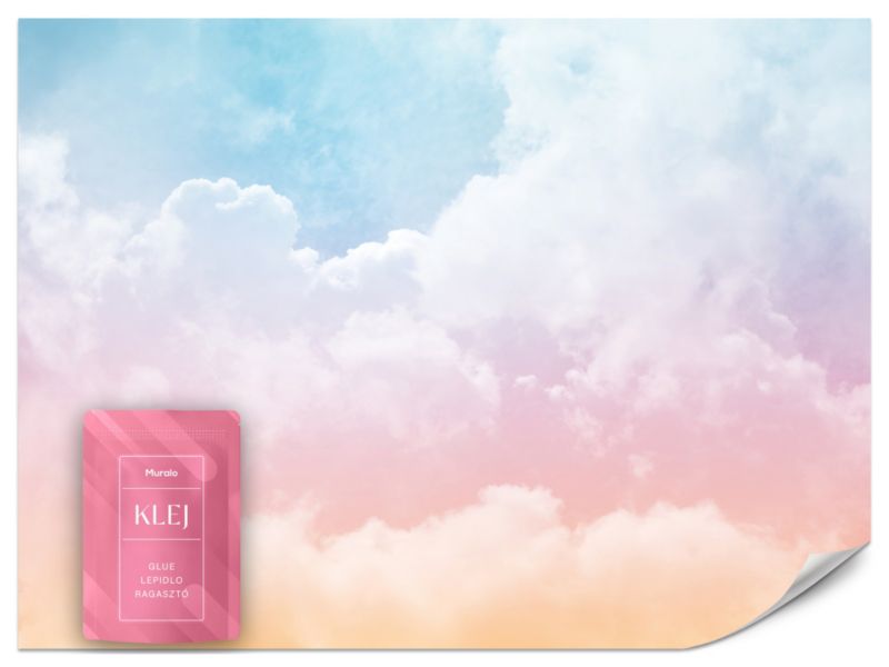 Fototapeta Muralo Pastelowe Chmury 350x256 cm 1szt.