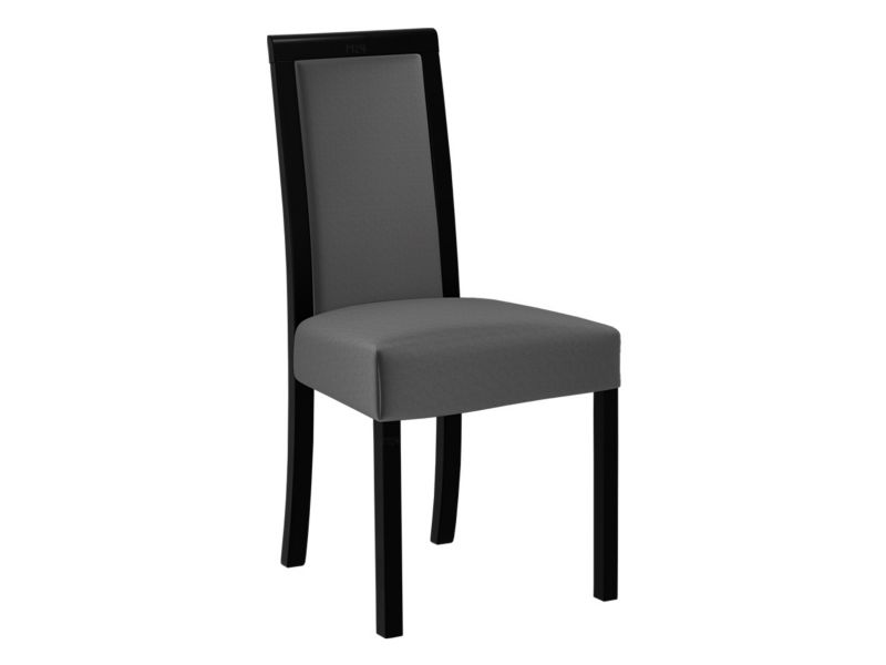 Krzesło MIRJAN 24 Roma 3 czarny + stalowy 1 szt.