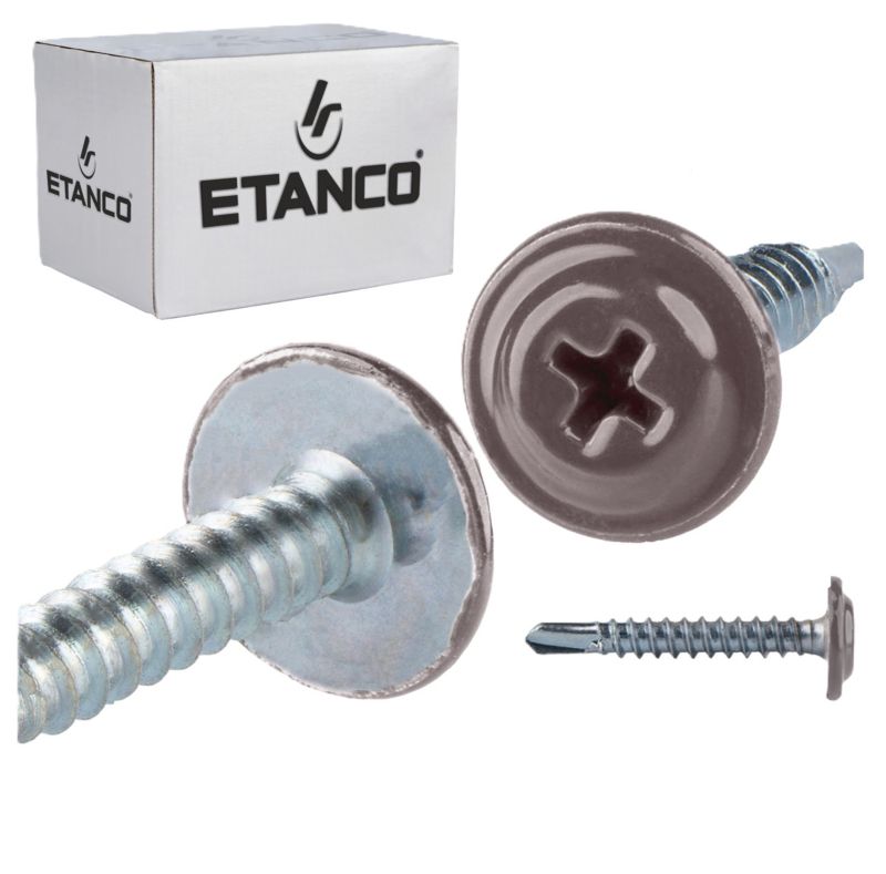 Łączniki montażowe Etanco GM-B 4,2x25 mm RAL 9007 250szt