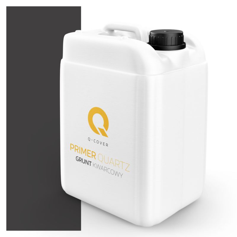 Grunt Kwarcowy pod Tynk Silikonowy Q-Cover Czarny F268 7.5KG