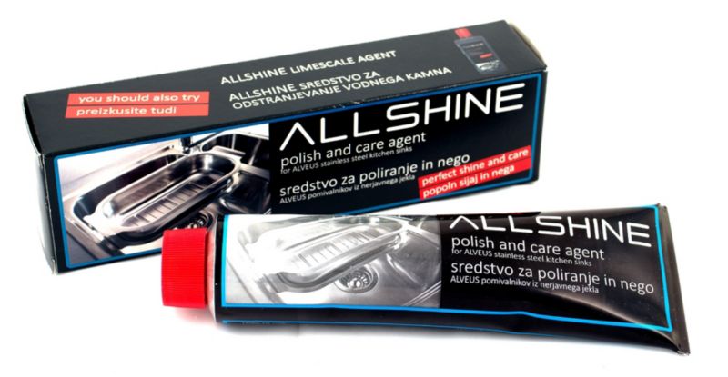 Środek czyszczący Alveus Allshine do zlewozmywaków stalowych 150 ml 1 szt.