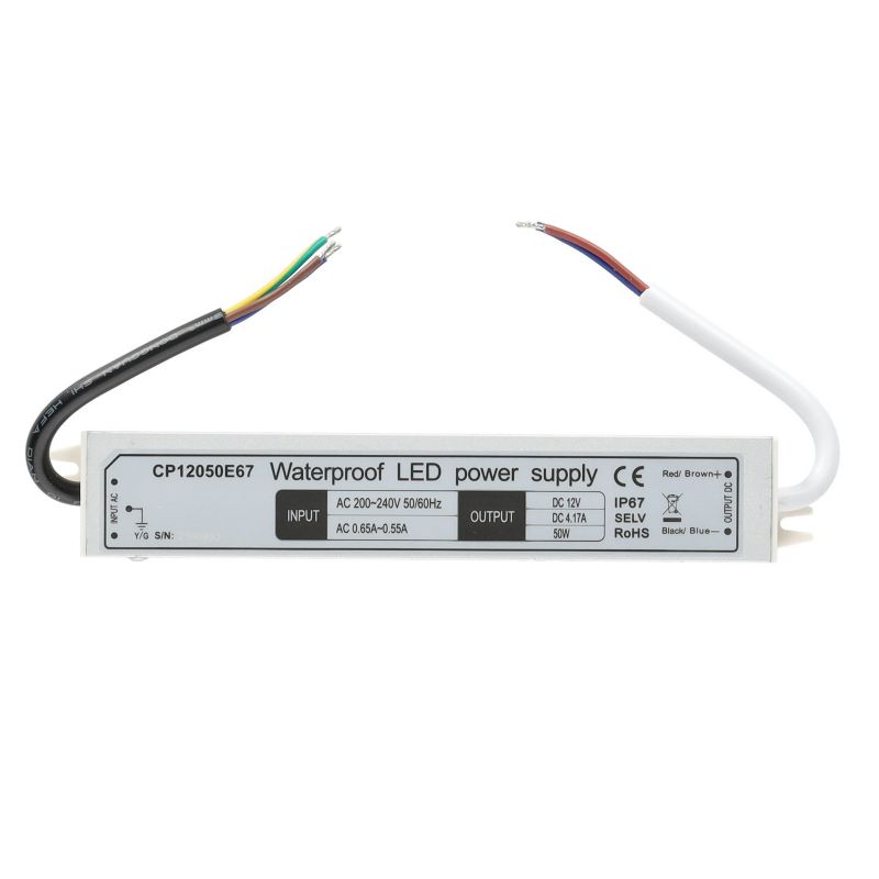 Zasilacz LED 12V 50W 4,16A do taśmy Kobi LED IP67 1szt.