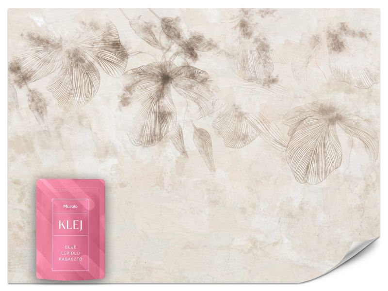 Fototapeta Muralo Beżowa Natura Boho 500x350 cm 1szt.