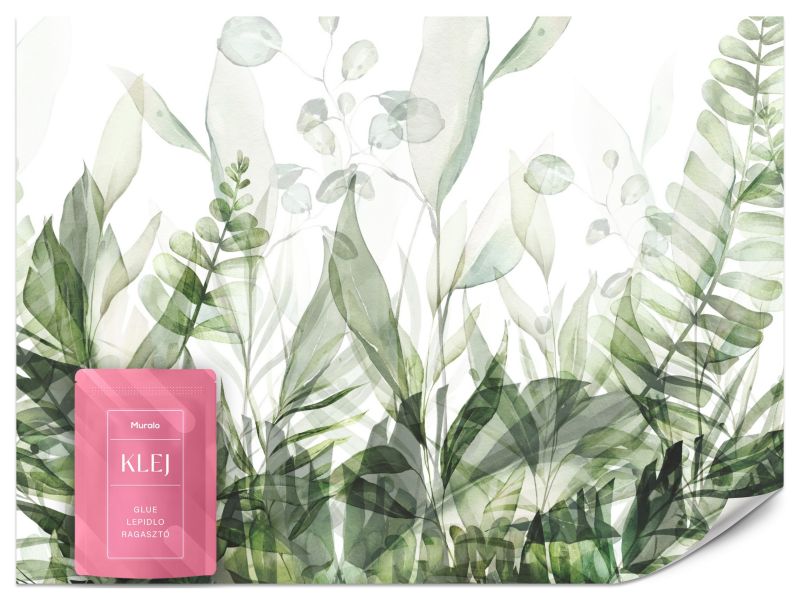 Fototapeta Muralo Zielone Liście Tropikalne 250x175 cm 1szt.