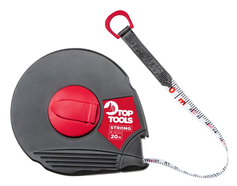 Taśma miernicza Top Tools włókno szklane 20 m