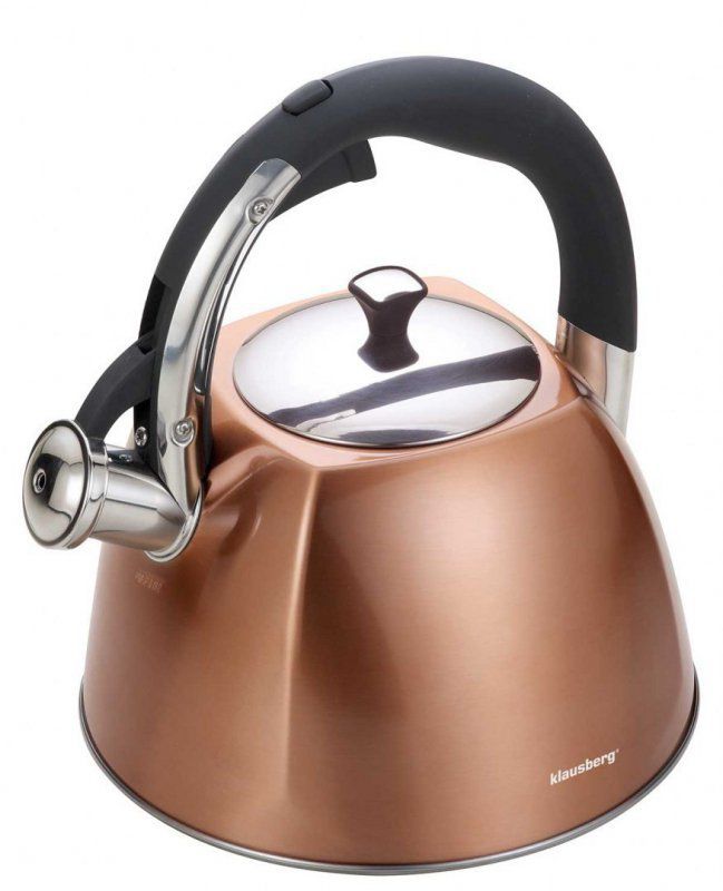 Czajnik Klausberg z gwizdkiem stalowy KB-7202 3L 1szt