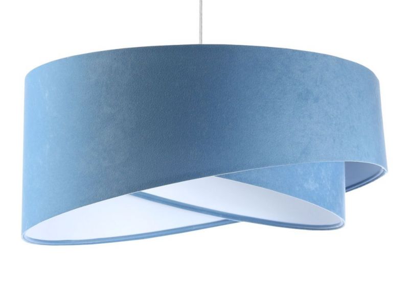 Lampa Bps Koncept wisząca GEMSTONE błękitna/biała 1 szt