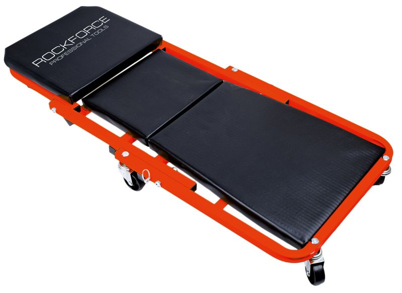 Leżanka warsztatowa ROCKFORCE składana taboret leżak 2w1 siedzisko stołek 1szt.