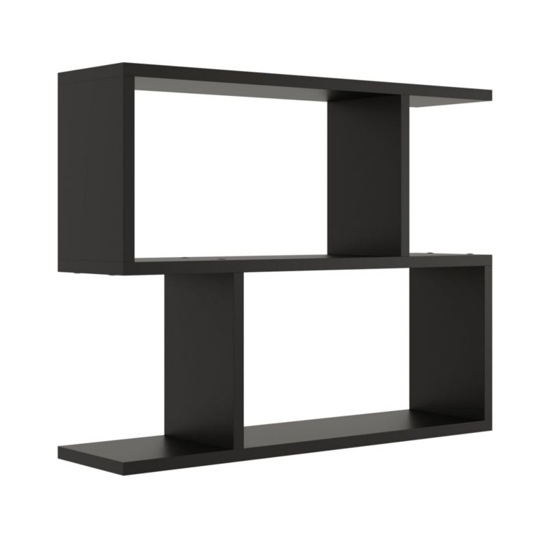 Półka TYLETEGOTU geometryczna wisząca czarny 1 szt