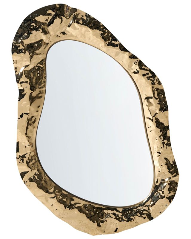 Lustro ścienne Jossigny 52 x 79 cm Złoty 1 szt.