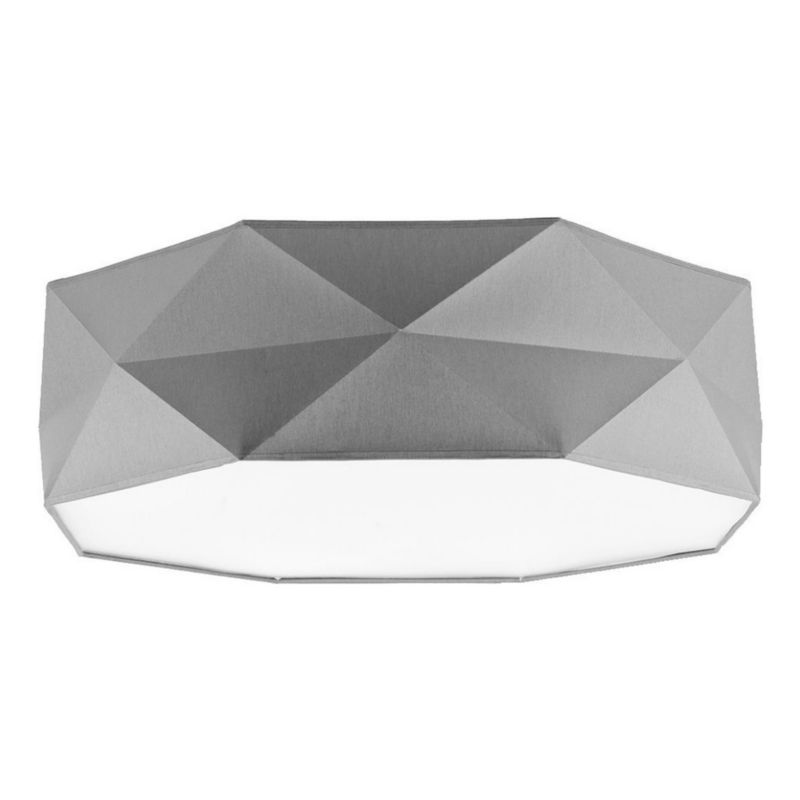 Plafon sufitowy nowoczesny TK-Lighting Kantoor biało-grafitowy 4 x E27 x 15W IP20 wym: 17 x 52 x 52 cm - 1 szt.