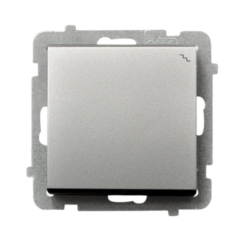 Łącznik Schodowy Pojedyńczy 1X Ospel Sonata Srebro Mat Podtynkowy 1 szt.