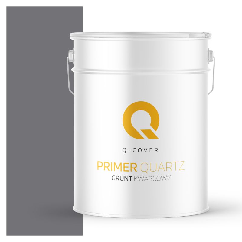 Grunt Kwarcowy pod Tynk Mozaikowy Q-Cover Szary ciemny M05 15KG