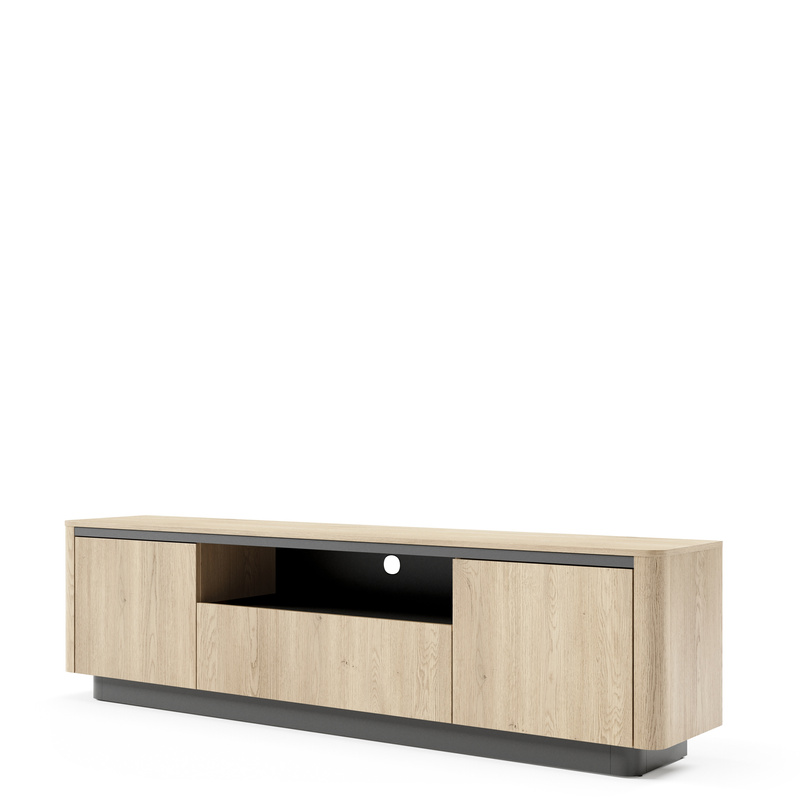 Szafka RTV 200 cm do salonu dąb cremona TORDIO