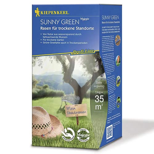 1 szt, Profi-Line Nasiona trawnika na suche tereny Sunny Green 1kg - Nasiona: Ilość w opakowaniu: 1 kg