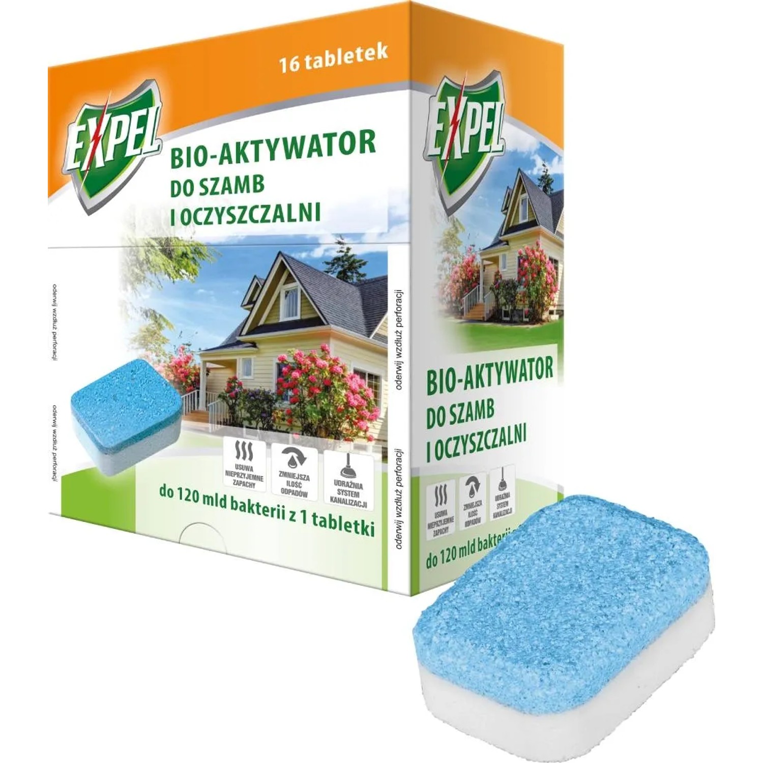 Expel Bio-Aktywator do szamb i oczyszczalni tabletka 1 szt.