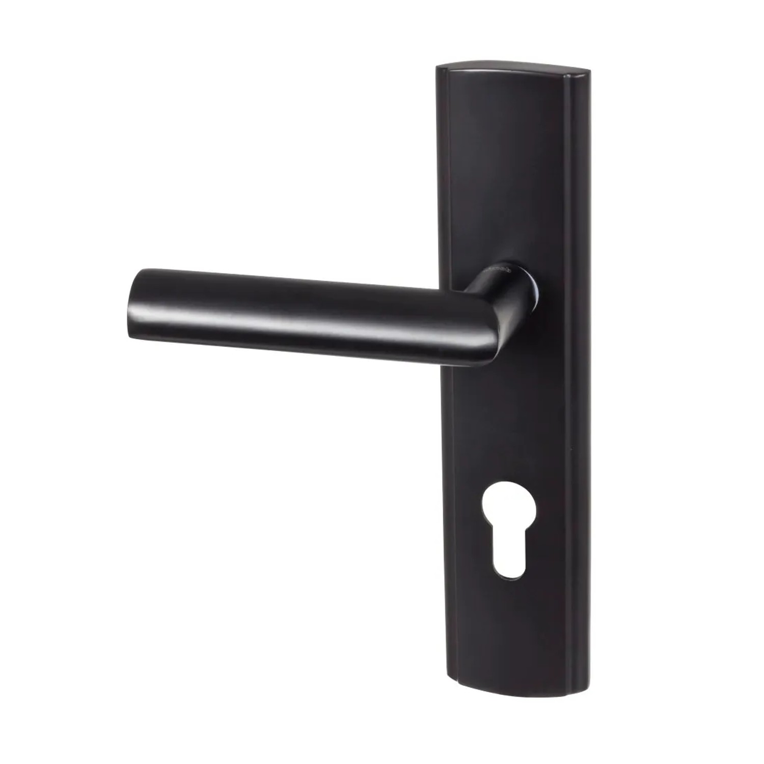 Domino Klamka Polanka szyld-wkładka lewa czarna 72 mm