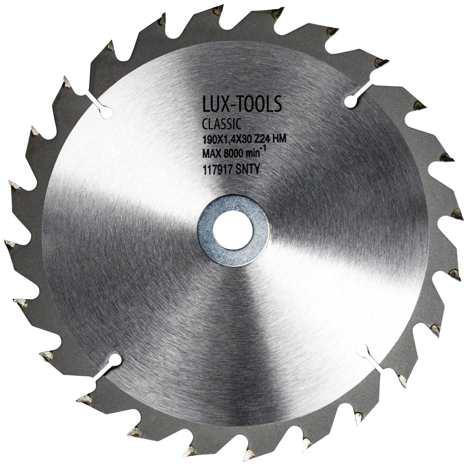 LUX-TOOLS Tarcza zębata śr. 190 mm x 30 mm 24 zęby