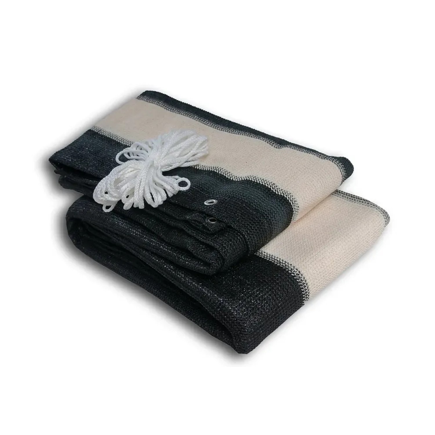 Mata osłonowa Deco szara-biała - 90 x 500 cm