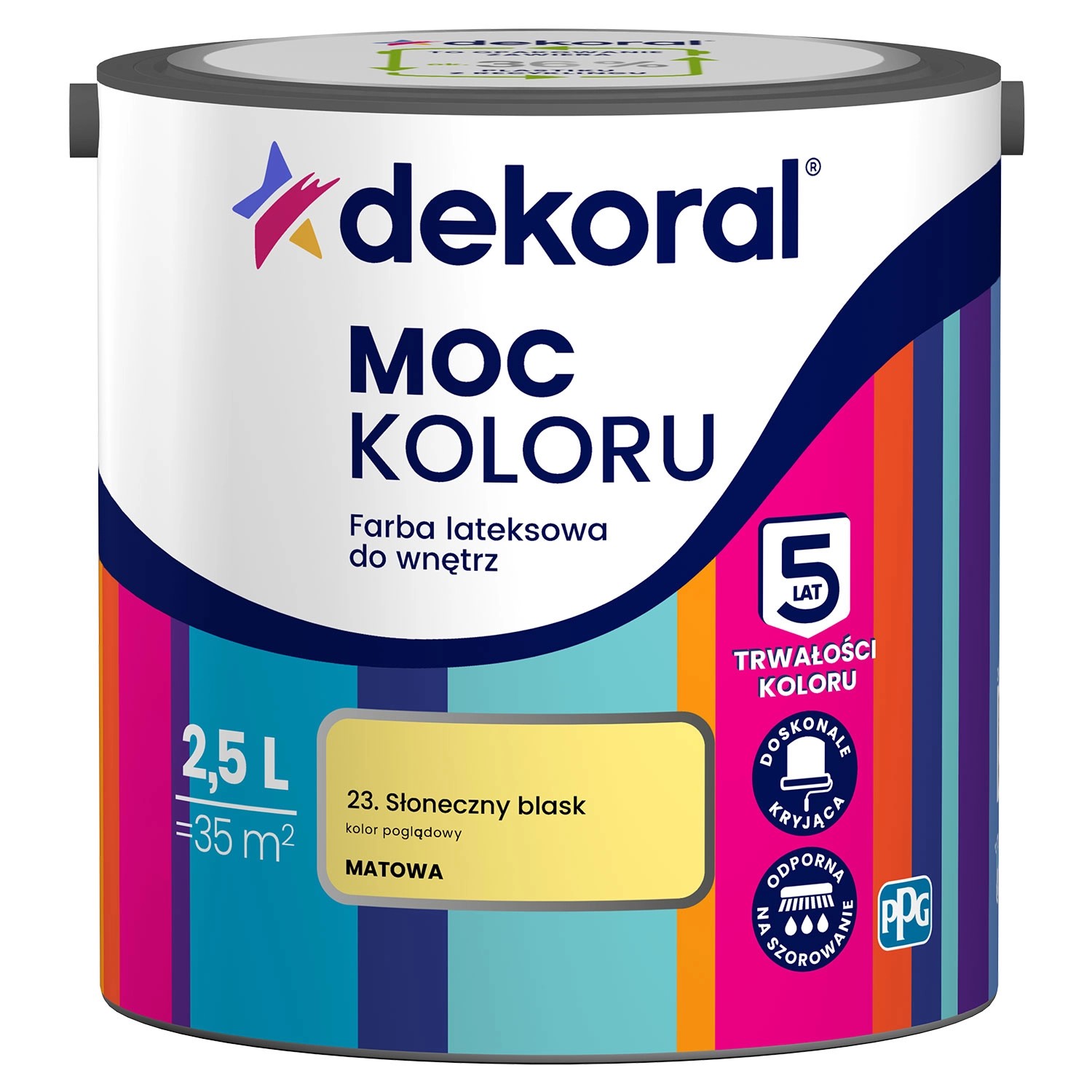 Farba Dekoral Moc Koloru słoneczny blask 2,5 l