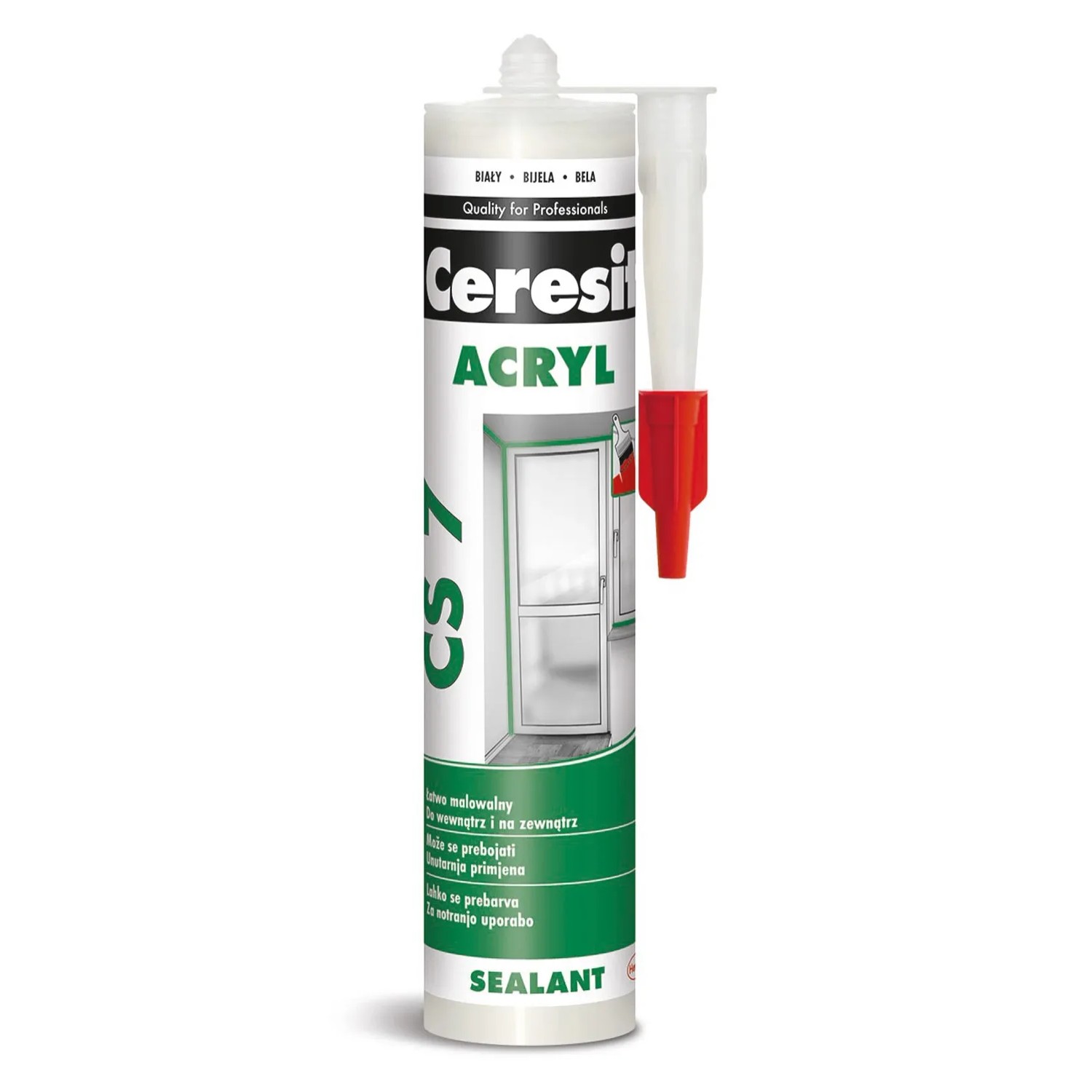 Ceresit Uszczelniacz akrylowy CS7 biały, 280 ml
