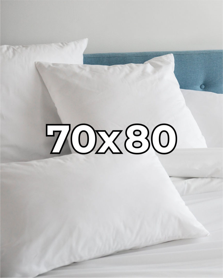 SSatynowa poszewka hotelowa na poduszkę 70x80 cm, 100% bawełna