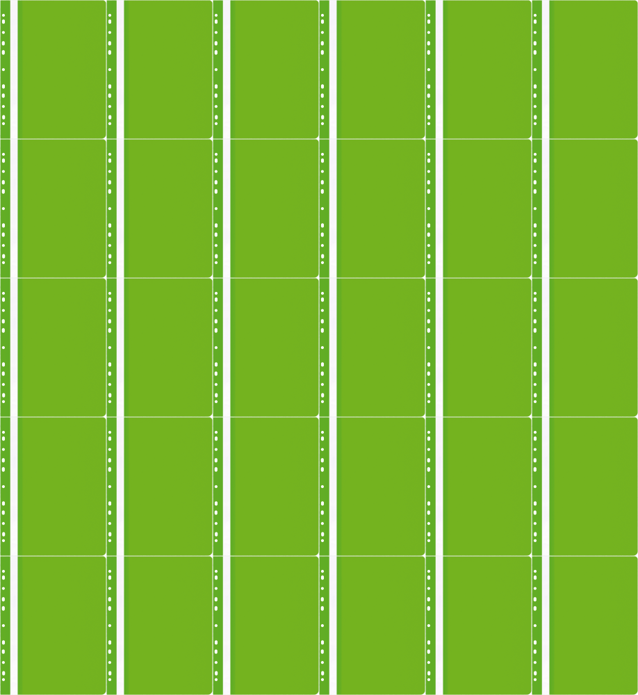 400x Skoroszyt plastikowy oczkowy Office Products, A4, do 200 kartek, zielony