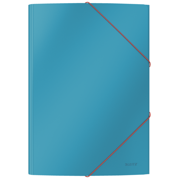 Teczka kartonowa z narożną gumką Leitz Cosy, A4, 5mm, niebieski