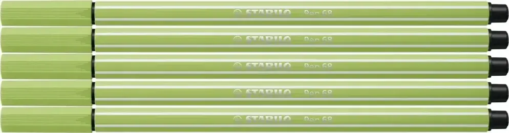 5x Pisak Stabilo Pen 68/34, okrągła, 1mm, pistacjowy