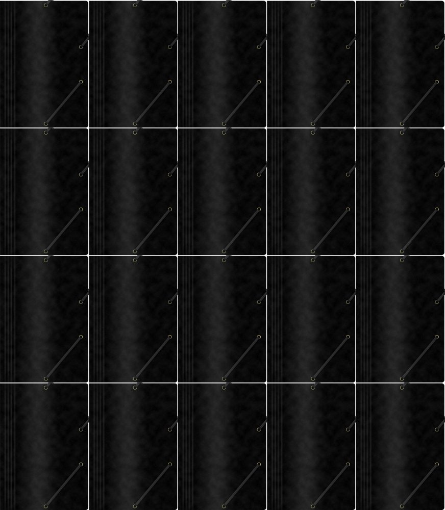 20x Teczka z gumką Office Products, A4, 390g/m2, preszpanowa, czarny