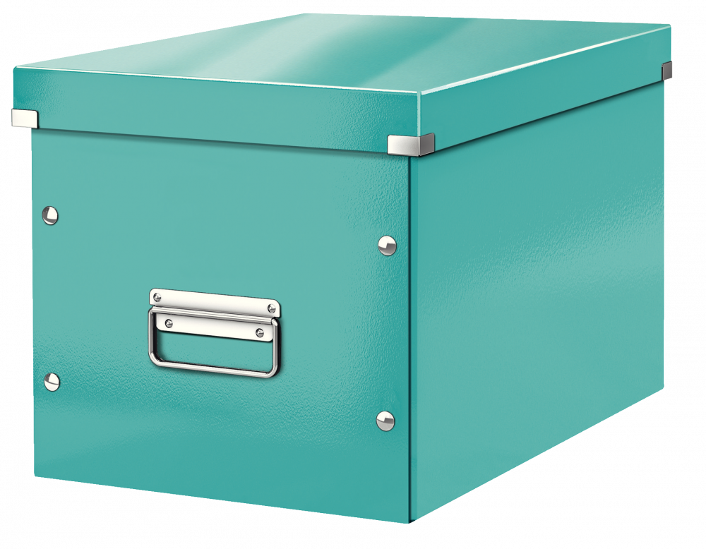 Pudło uniwersalne Leitz Click&Store, rozmiar L (320x310x360mm), turkusowy