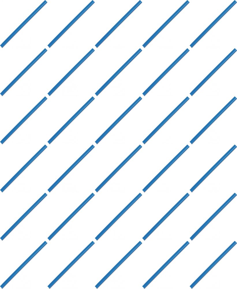 36x Listwa wsuwana Durable, 3mm, do 30 kartek, 1 sztuka niebieski