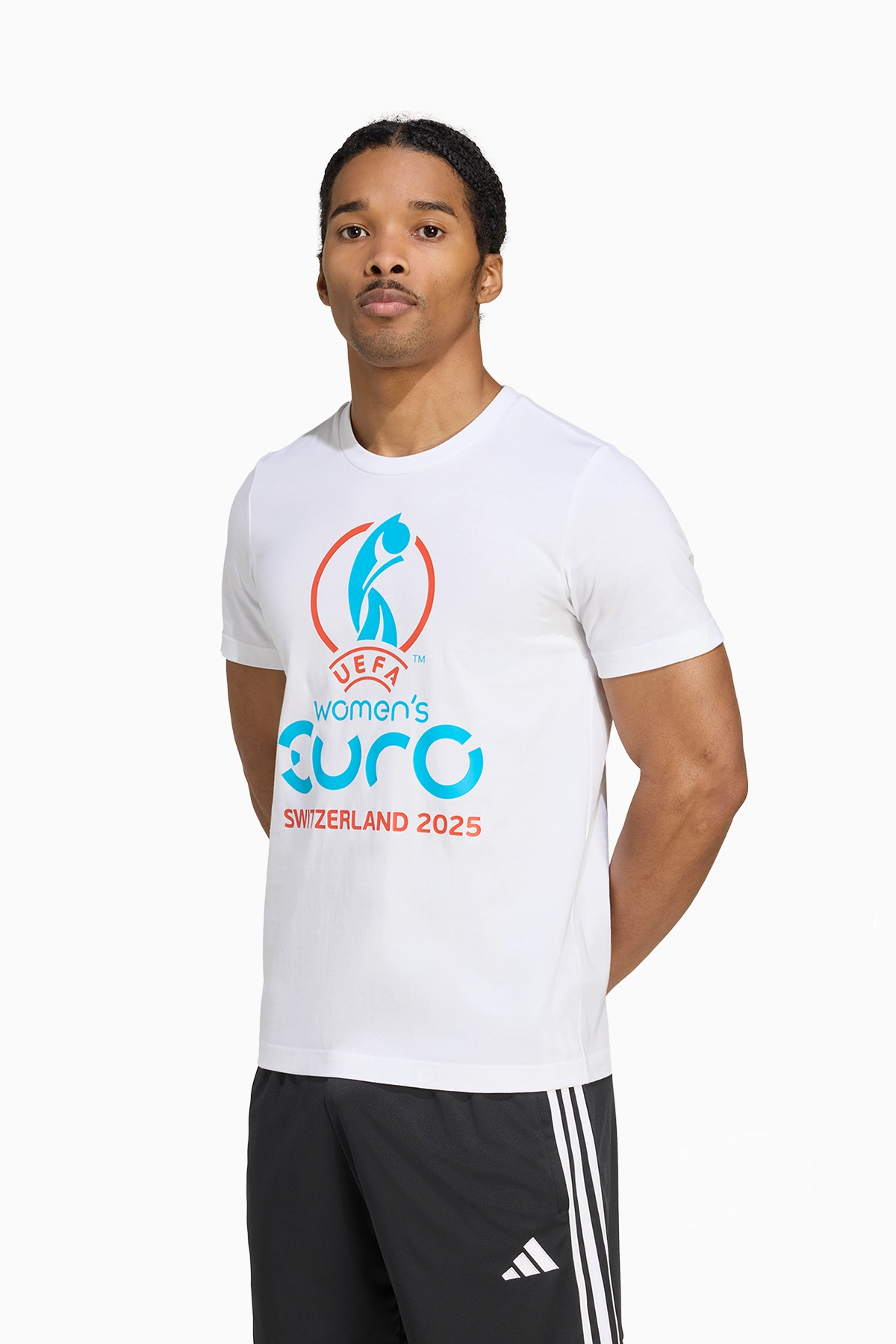 Koszulka adidas UEFA Women's Euro 2025 Tee - Biały