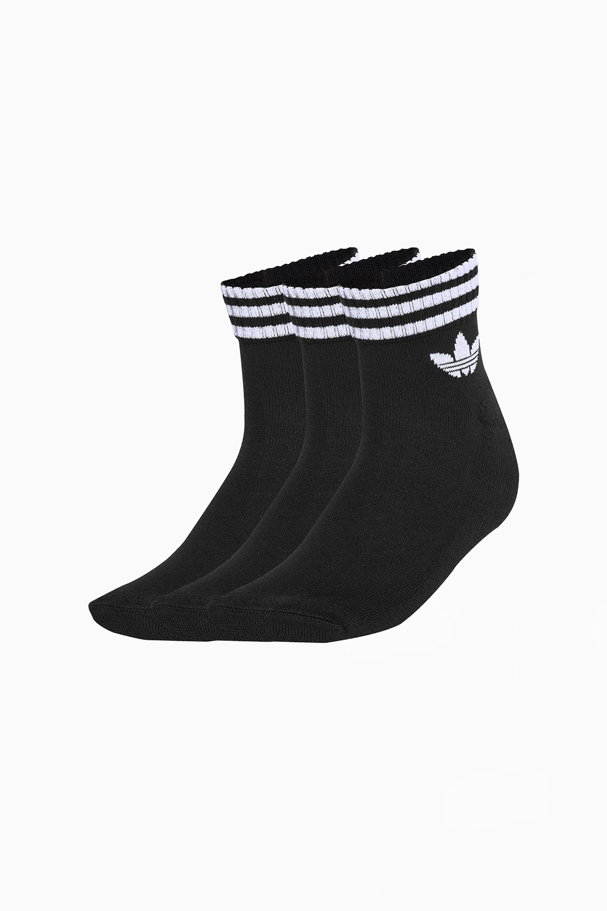 Skarpety Stopki adidas 3-Stripes Ankle 3 Pairs - Czarny