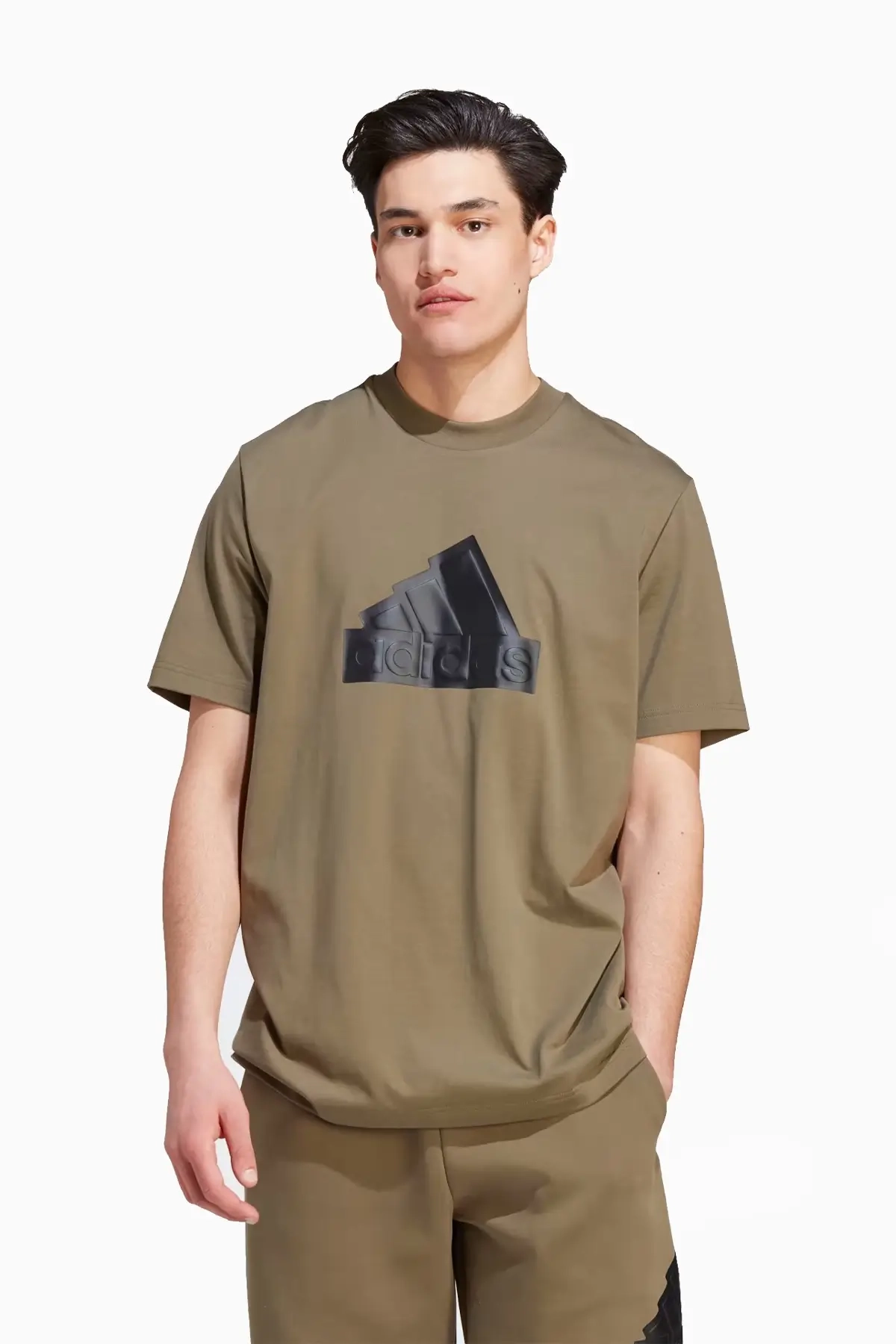 Koszulka adidas Future Icons Badge of Sport - Brązowy