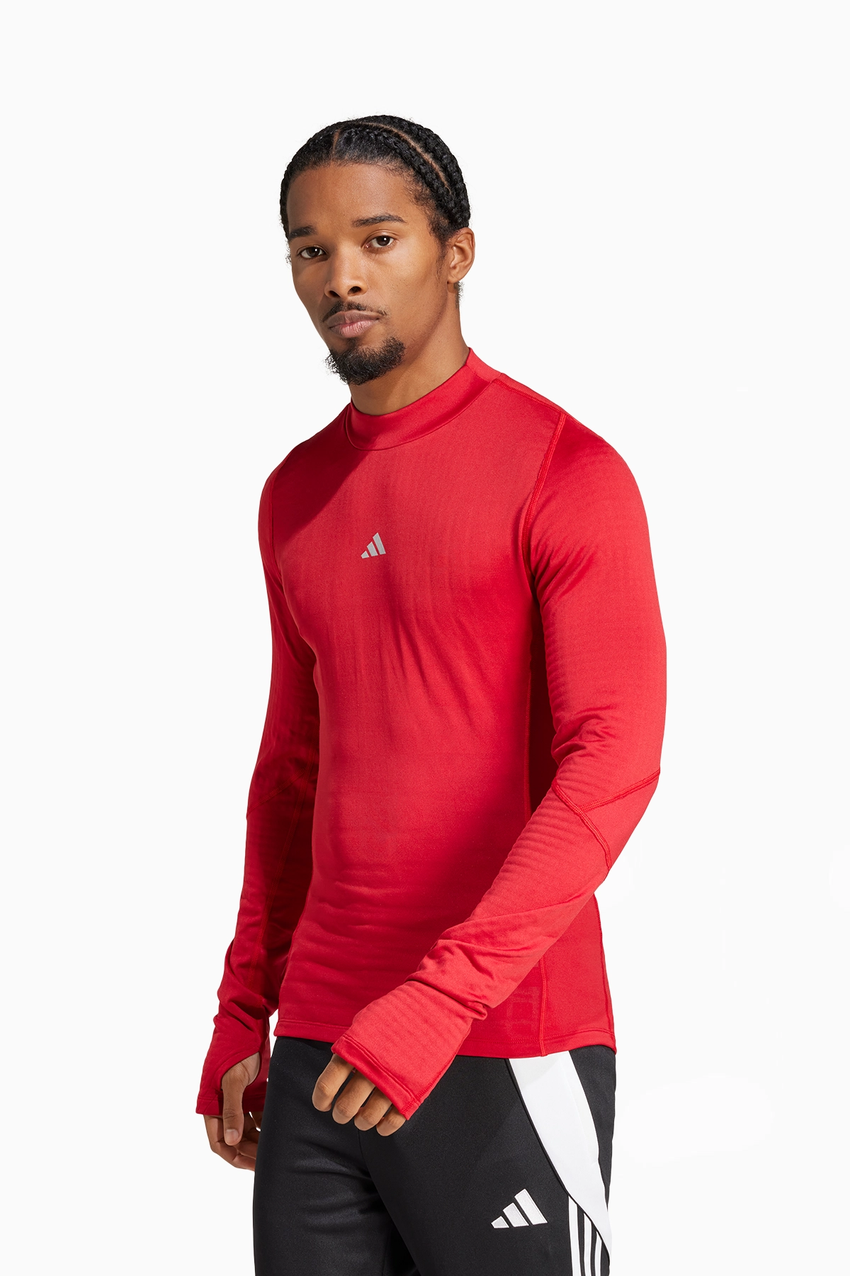 Koszulka Termoaktywna adidas Techfit Cold.Rdy LS - Czerwony