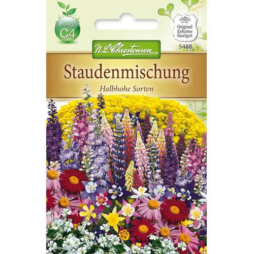 1 szt, Virágok évelő, színkeverék - Magok: Mod de ambalare: 1 db