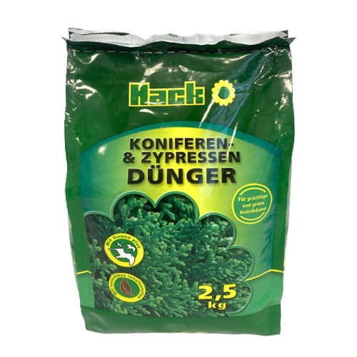 2.5 kg, Műtrágya tűlevelűek és ciprusok számára - : Mod de ambalare: 2.5 kg