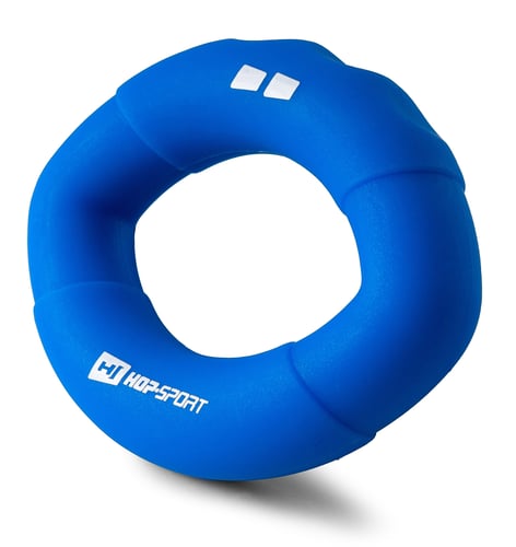 Handtrainer oval 18,1 kg aus Silikon - blau