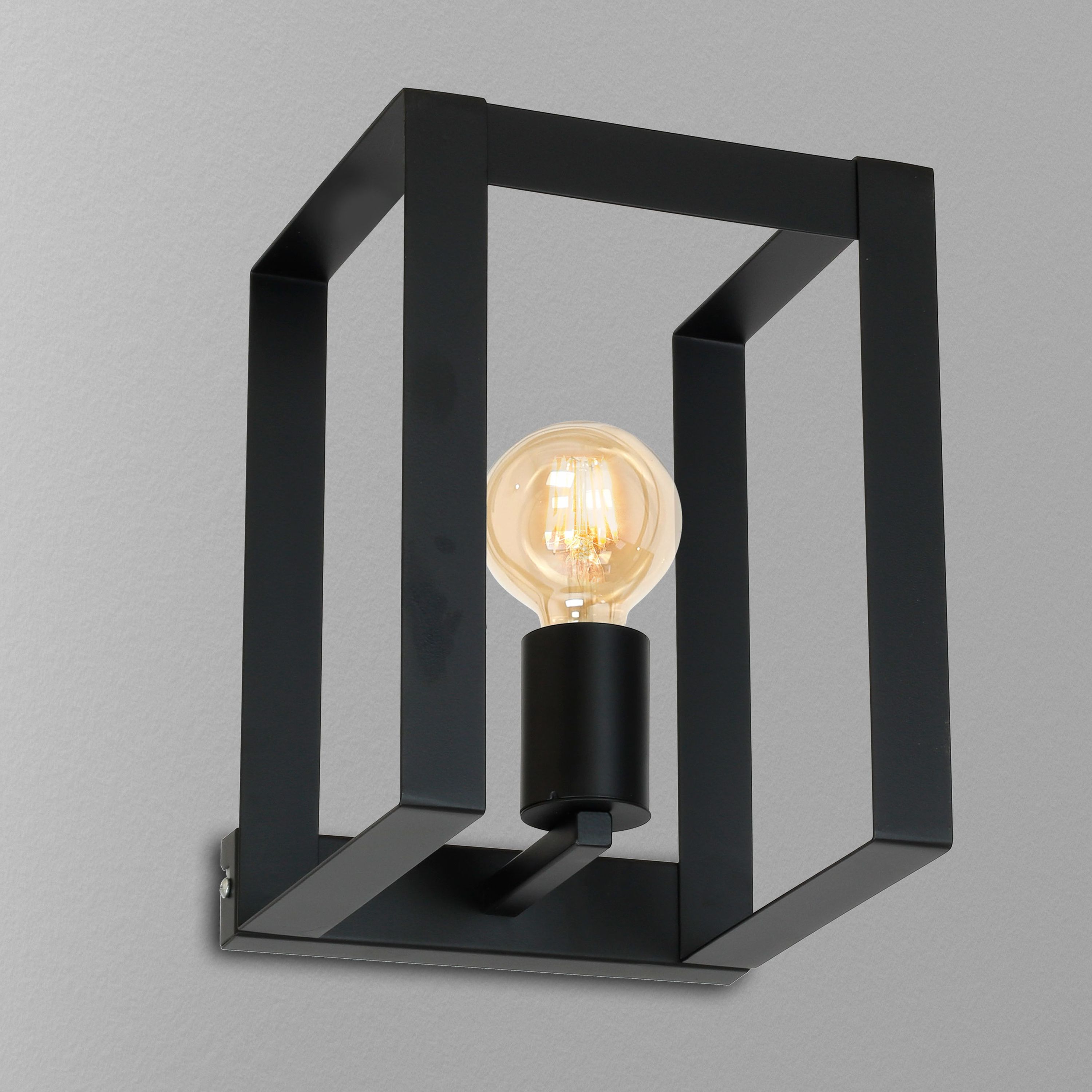 Luminex Kartel kinkiet 1x60 W czarny 0842