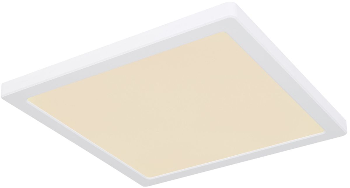 Globo Lighting Lasse plafon 1x24W LED biały/biały opalizowany 12380-24W