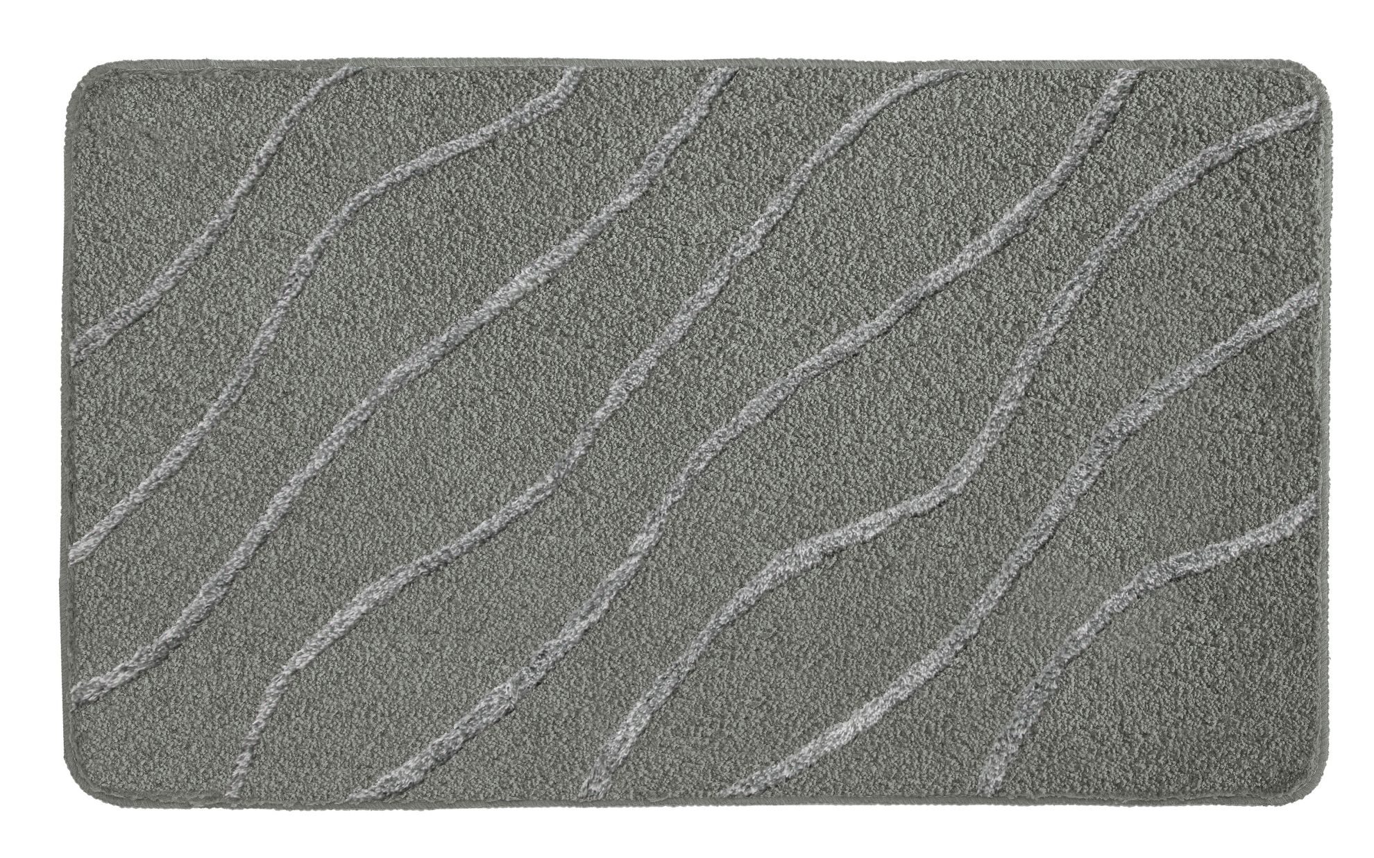 Kleine Wolke Tram dywanik łazienkowy 100x60 cm szary 9189901360