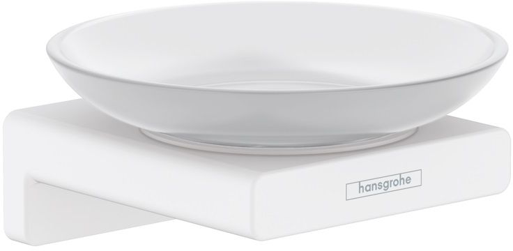 Hansgrohe AddStoris mydelniczka ścienna biały mat 41746700